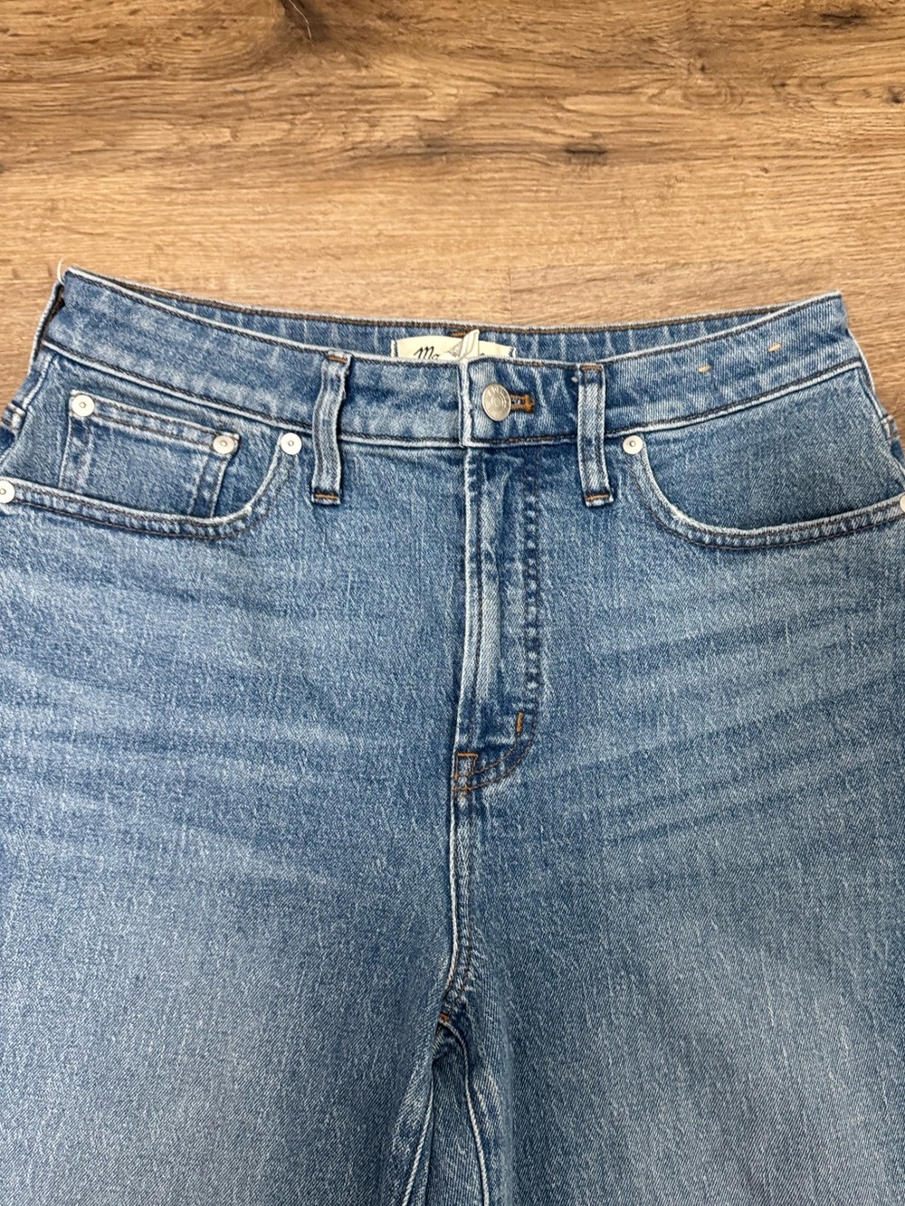 Madewell The Curvy Perfect Vintage Wide-Leg Jean Light Wash Sz 29 Spring - Picture 4 of 8